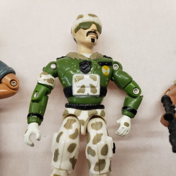 4 Vintage Lanard Corps Action Figures GI Joe Style as is with 1 gun - Picture 5 of 7